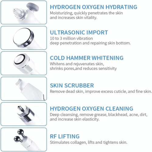 HYDRA-FACIAL 7 EN 1 BUBBLE H2 O2 - Imagen 6