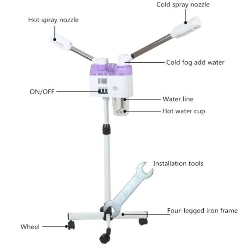 VAPORIZADOR DE PEDESTAL 2 EN 1 (FRIO , CALIENTE Y OZONO) - Imagen 7