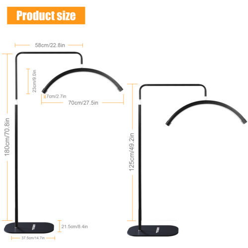 LAMPARA LED MEDIALUNA - Imagen 3
